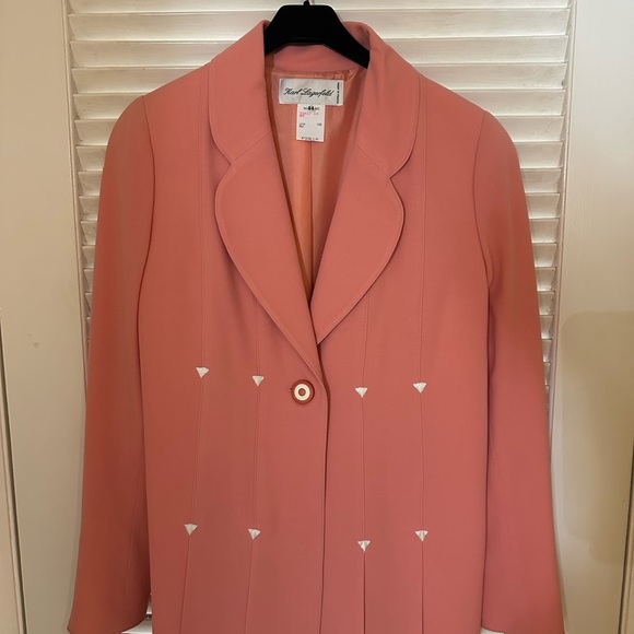 Karl Lagerfeld Women's Pink Jacket - Picture 2 of 4